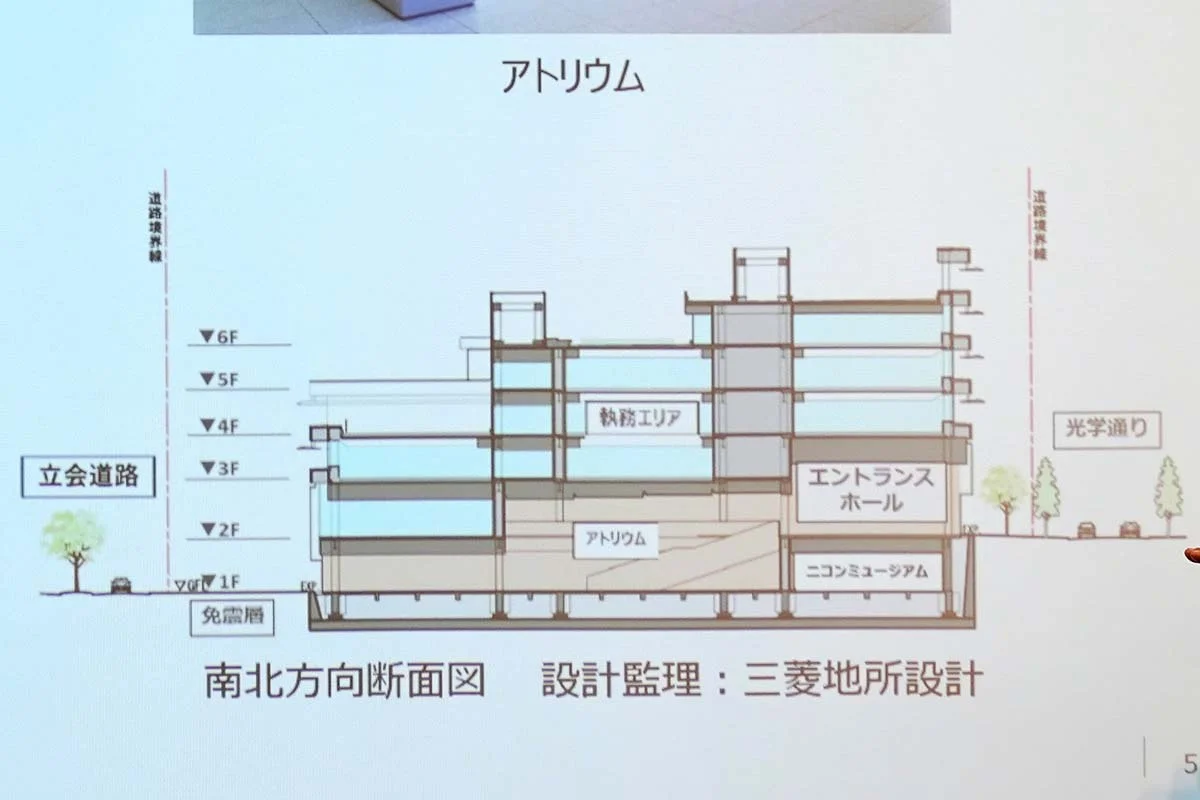 尼康新总部的地板上点缀着不符合产品标准的破碎镜片